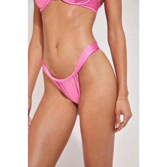 VDM Livi Reversible Bikini Bottoms in Coral X-Small New Womens Swimsuit - Picture 1 of 14